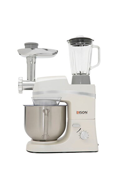 Edison Edison Electric Mixer, 6.5 Liters, 1000 Watts, 6 Speeds - Pearl