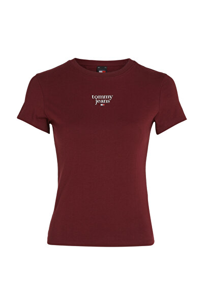 Tommy Hilfiger Red Round Neck Short Sleeve Printed T-shirts