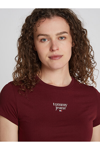 Tommy Hilfiger Red Round Neck Short Sleeve Printed T-shirts