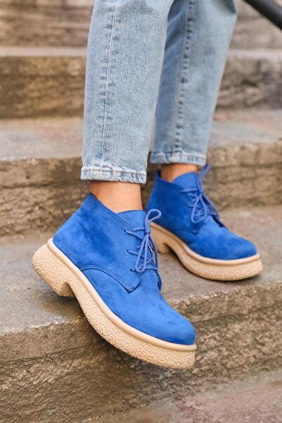 Madamra Μπλε γυναικείο καστόρι με λεπτομέρεια με κορδόνια