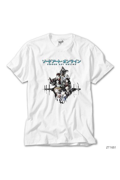 CrowsGate Sword Art Online Poster White T-Shirt