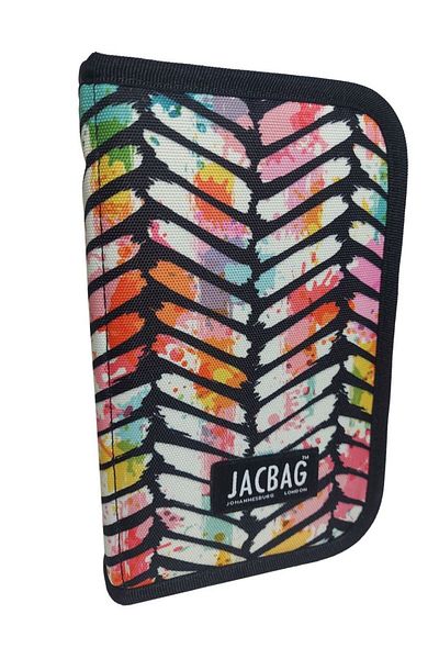 Jacbag Suport pentru stilouri organizator elastic cu capac rigid geometric