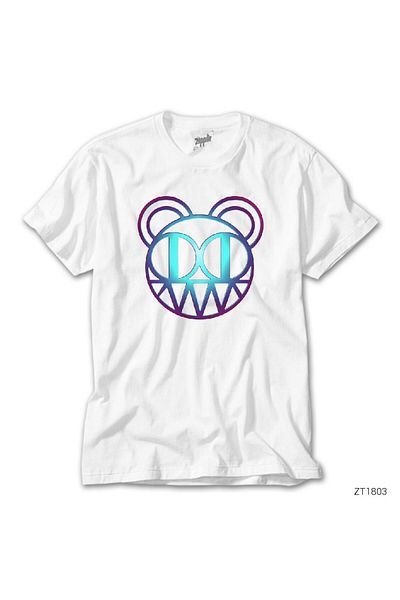 CrowsGate Radiohead Neon White T-Shirt