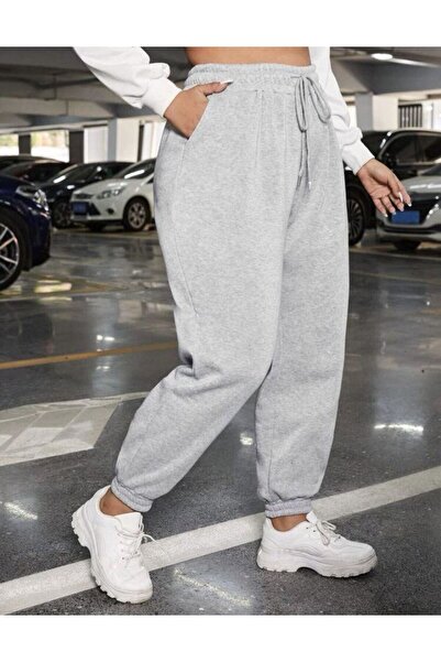 JustBS ΓΥΝΑΙΚΕΙΟ ΒΑΜΒΑΚΙ ΧΕΙΜΕΡΙΝΟ ΓΚΡΙ JOGGER ΦΟΡΜΟΝΙ SUB