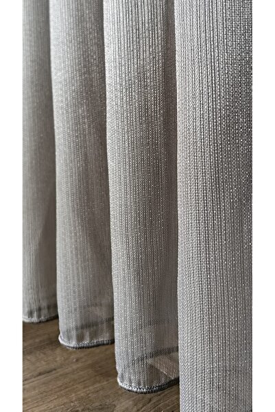 Yuka Glossy Tulle Vertical Stripe - 1/3 Close Pleat Anti-Crease Leaded Skirt, Canada