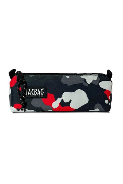 Jacbag Κόκκινη μολυβοθήκη παραλλαγής μονής θήκης Triangle School & Office