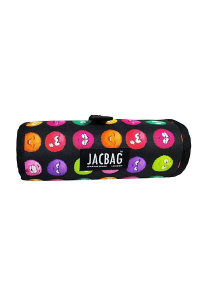 Jacbag Emoji Senior - Artistic Roll Pencil Bag (Μαύρο/Χρώμα - Κορίτσια/Γυναικεία)