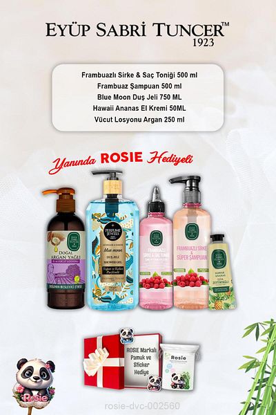 Eyüp Sabri Tuncer Blue Moon Shower Gel with Pineapple Cream and Raspberry - Shampoo, Tonic and Rosie