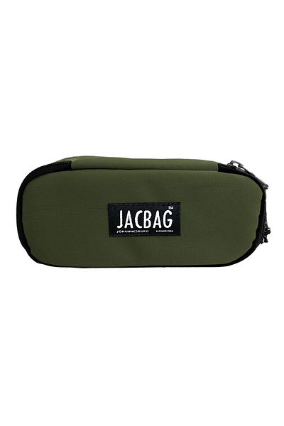 Jacbag Χακί Πράσινο Ενήλικες/Αγόρια Οβάλ XL Organizer Μολυβοθήκη Μολυβοθήκη
