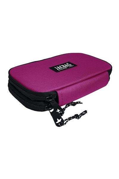 Jacbag Σκούρο ροζ Διπλό Καπάκι Organizer - Ελαστική Organizer Μολυβοθήκη - Κορίτσια/Γυναικεία