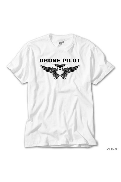 CrowsGate Drone Pilot 3 White T-Shirt