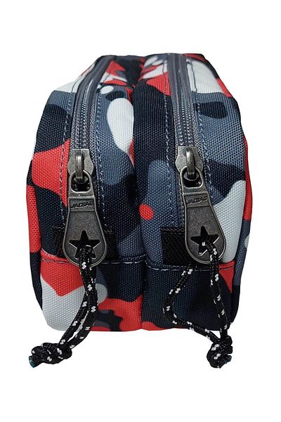 Jacbag Κόκκινη Σχολική τσάντα μολυβιού δύο ματιών παραλλαγής - Αγόρι