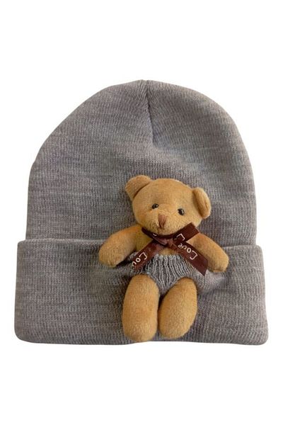 Pumpkin Plush Teddy Bear Beret