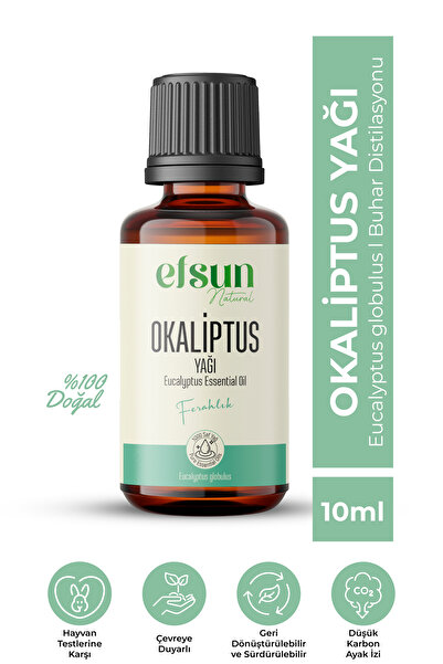 Efsun Natural Okaliptus Uçucu Yağı %100 Doğal Saf 10 ml