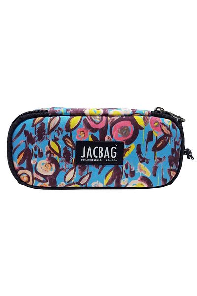 Jacbag Παστέλ Floral Oval XL Organizer Μολυβοθήκη Μολυβοθήκη