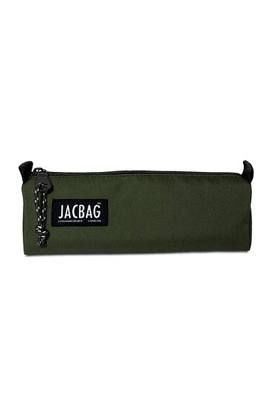 Jacbag Μολυβοθήκη Σχολείου και Γραφείου Τρίγωνο Μονόχωρο Χακί Πράσινο Αγόρι