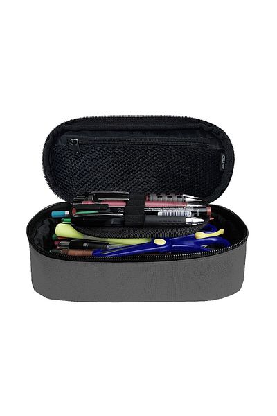 Jacbag Γκρι Ενήλικες/Αγόρια Οβάλ XL Organizer Μολυβοθήκη Μολυβοθήκη