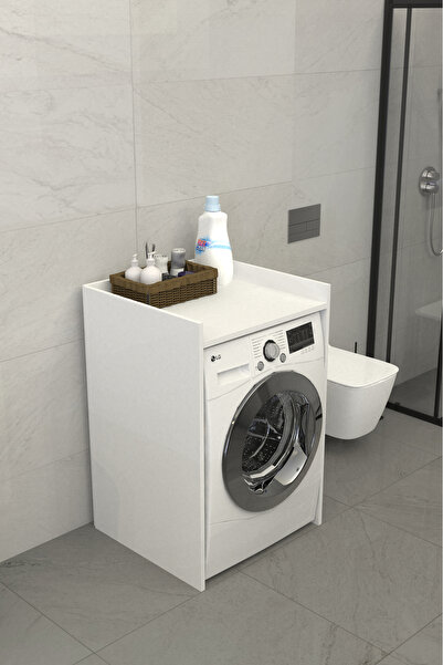 Remaks Flowo Banyo Dolabı Çamaşır Makinesi Dolabı Beyaz