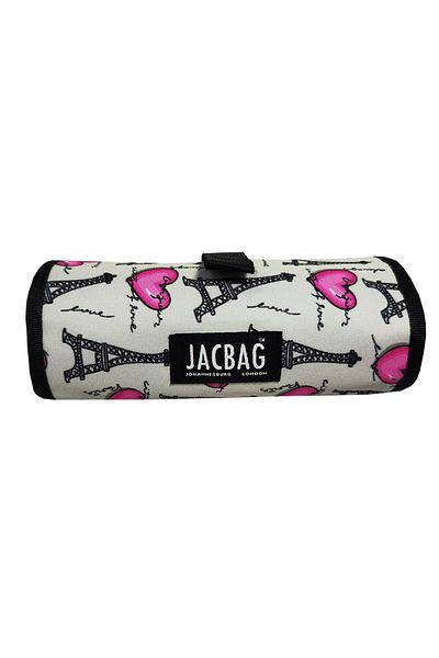 Jacbag Τσάντα μολυβιού Paris Senior Artistic Roll Organizer (Γκρι/Ροζ - Κορίτσια/Γυναικεία)