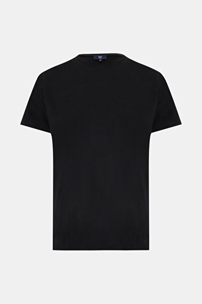 W Collection SİYAH BİSİKLET YAKA T-SHIRT