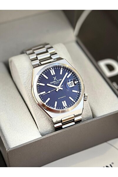 Daniel Klein Steely Automatic Erkek Kol Saati Su Geçirmez Çelik Kasa Çelik Ko...