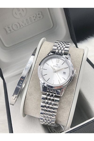 Homies Women's Watch New Season with Steel Bracelet Gift Hmse- 202062232