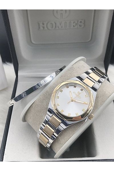 Homies Women's Watch New Season with Steel Bracelet Gift Hmse- 202062216