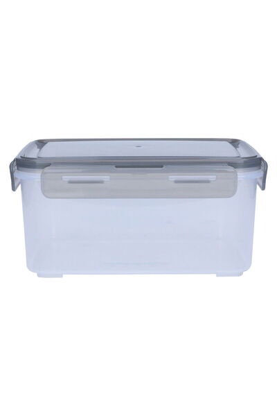 Alsaif Gallery Al Saif Gallery Plastic Food Container with Lid, 2 L, 21 x 15 ...