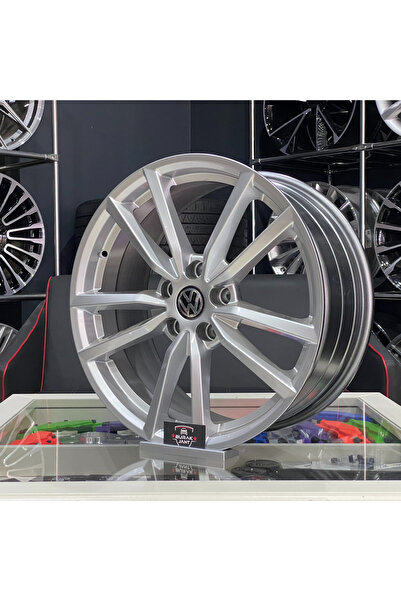 kormetal 18 İNÇ 5X112 VW GOLF JETTA CADDY UYUMLU PRETORİA SİLVER JANT TAKIMI (4ADET)