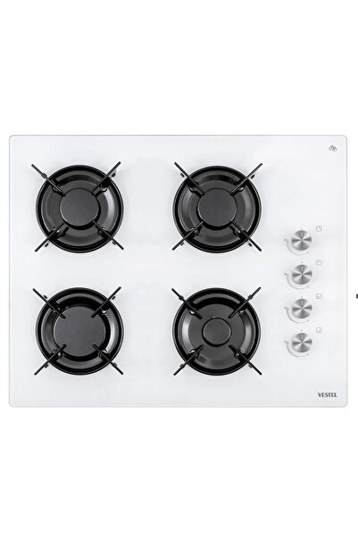 Vestel Eğik Beyaz Buharlı Lightfry Set