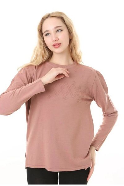 Fresh&Moda Women's Thin Knitwear Casual Seasonal Sweater
