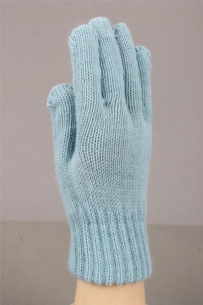 cappello Children's Gloves for Ages 6-10 - Ice Blue Knitwear Winter Gloves 25Marluxeldvn