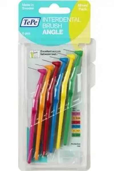 TePe Set of 6 Mixed Angle Angle Brushes