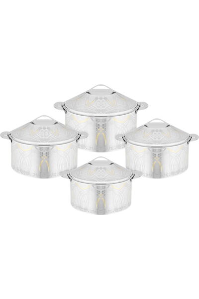 Alsaif Gallery SteelAl Saif Gallery Rayhana Food Container, 2.5 Liter - Silver