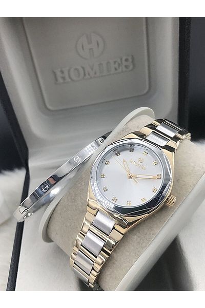 Homies Women's Watch New Season with Steel Bracelet Gift Hmse- 202062217