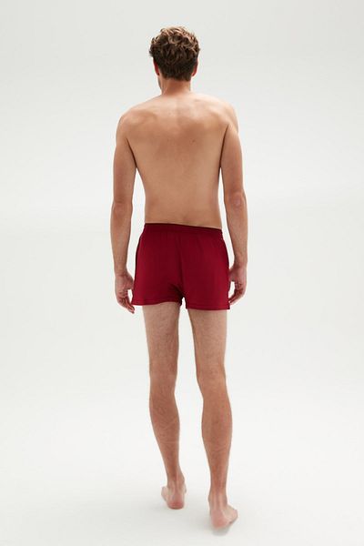ERDEM İÇ GİYİM Erdem Claret Red Combed Boxer 1400