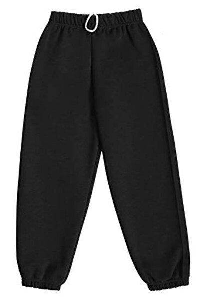 JustBS NEGRU IARNĂ BUMBAC JOGGER BĂRBAȚI SIX TRACK