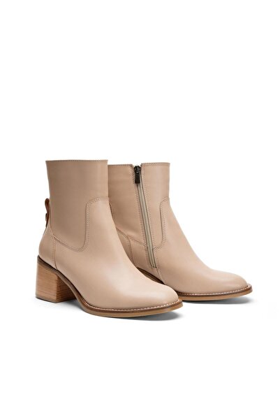 EMIENZA Aster Oval Burun Fermuarlı Kadın Bot