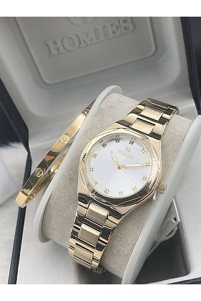 Homies Women's Watch New Season with Steel Bracelet Gift Hmse- 202062214
