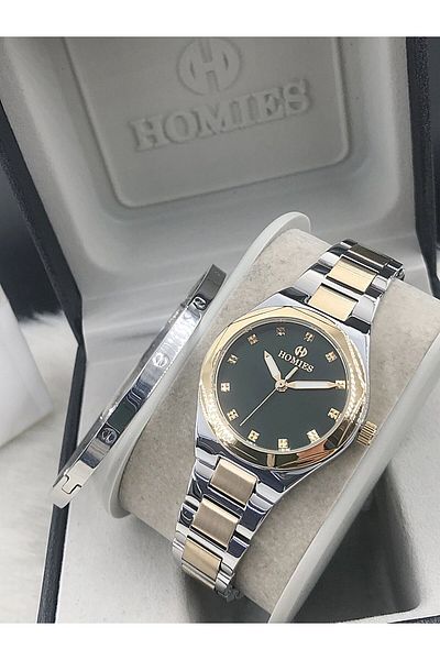 Homies Women's Watch New Season with Steel Bracelet Gift Hmse- 202062215