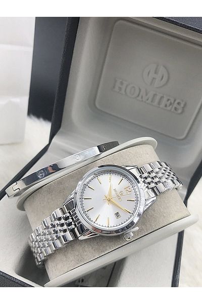 Homies Women's Watch New Season with Steel Bracelet Gift Hmse- 202062231