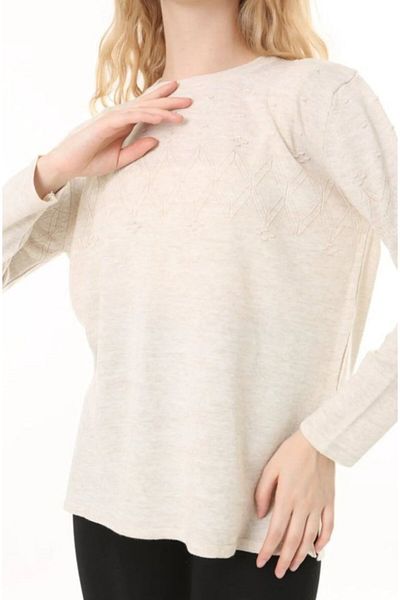 Fresh&Moda Women's Thin Knitwear Casual Seasonal Sweater