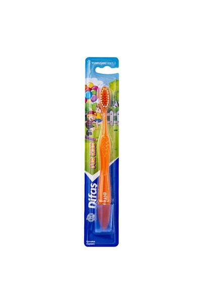 prestij sanal market Di̇faş Toothbrush Children Soft Pink 5 Pcs