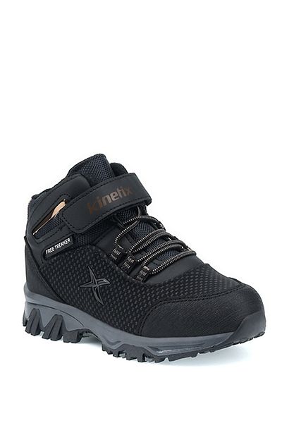 Kinetix Roha 1pr Black Boy's Outdoor Shoes