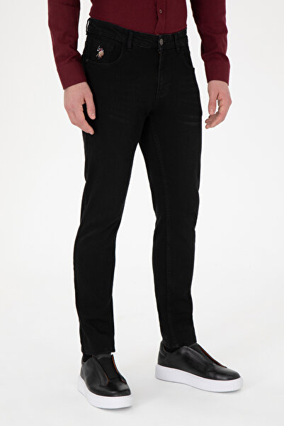 U.S. Polo Assn. Erkek Siyah Jean Pantolon 50289466-DN0027