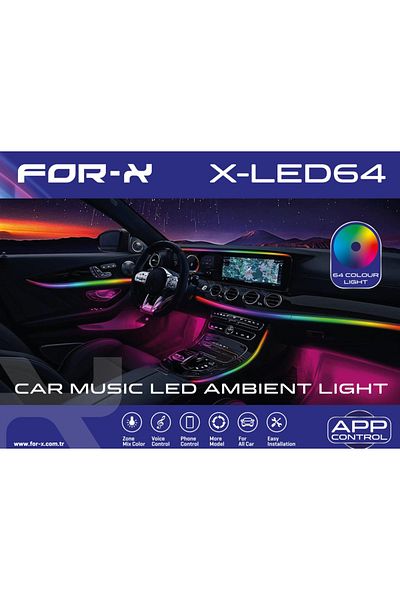 For-X Forx Led64 In-Car Ambient Lighting