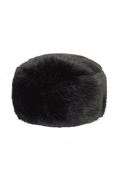 BAHELS Black Viral Plush Russian Heart Hat