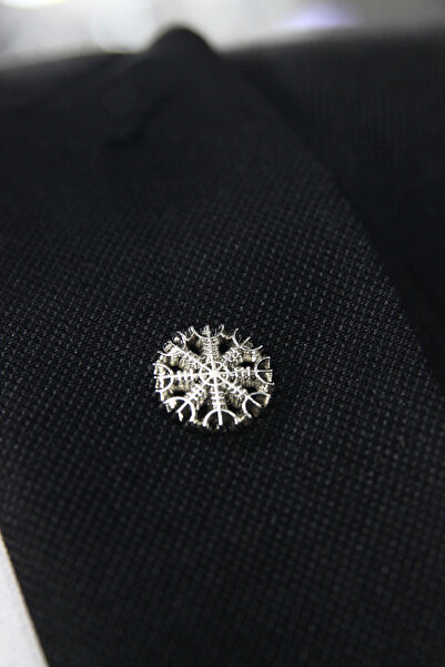 Elegante Cravatte Kar Tanesi Motifli Ceket Yaka İğnesi Rozet Broş