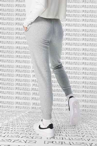 Nike Sportswear Essential Fleece Sweatpant Βαμβακερό Φούτερ με Σαλιάρα Γκρι