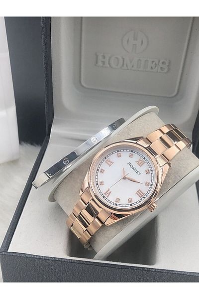 Homies Women's Watch New Season with Steel Bracelet Gift Hmse- 202062244